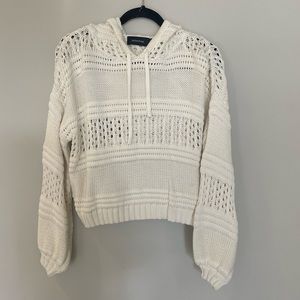 Mink pink crochet hoodies